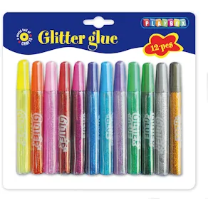 Glitterlim 12 färger