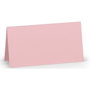 Tischkarte Rössler Paperado, 100 x 100 mm, Flamingo gerippt