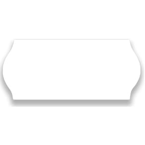 Prismærkningsetiket 26x12 mm G2 hvid 6 ruller