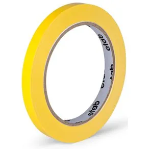 Tejp märk PVC 9mmx66m gul