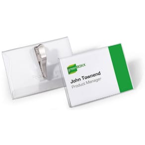 Namensschild Durable, 25 St., 54 x 90 mm