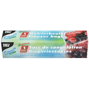 Gefrierbeutel Papstar QuickSnap, 1 l, 20 Stück, transparent