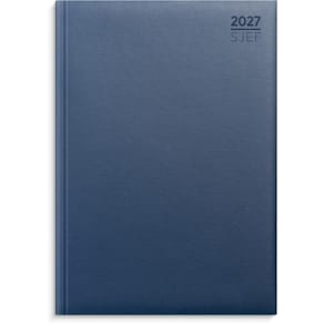 Sjefskalender GRIEG A4 imitert 2027 blå
