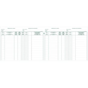 Aandeelhoudersregister Exacompta, 24 x 32 cm, tweetalig, voor BV