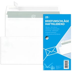 Briefumschlag MAILMEDIA DL HK, 80 g, weiß