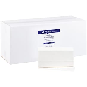 Falthandtuch FRIPA Comfort, 2‑lagig, 2.250 St., hochweiß