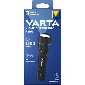 Taschenlampe VARTA LED F30R, schwarz