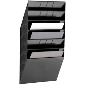 Folderhouder Durable Flexiboxx 6, A4 Landscape, zwart