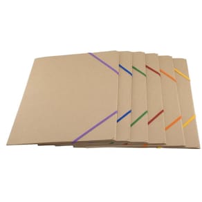 Elastikmappe BNT A4 grå, karton, 48 stk