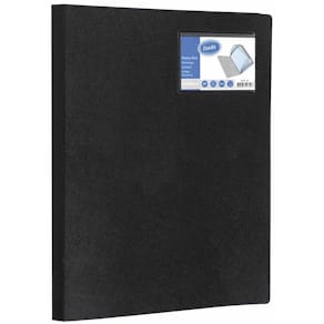 Demomappe Bantex A4 sort plast, 5 stk