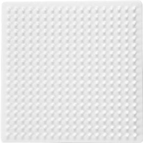 Pärlplatta 9x9cm vit
