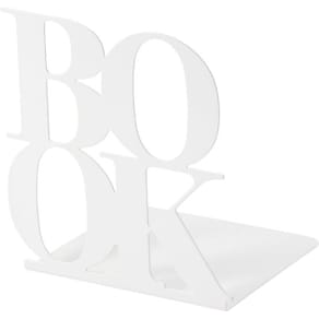 Bokstøtte BURDE BOOK hvit (2)