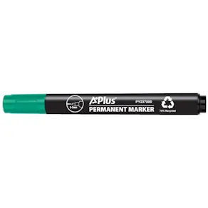 Märkpenna A PLUS eco rund 1-3mm grön