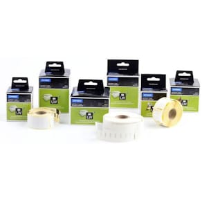 Etiketter Dymo LW Universal, vit, 57x32mm,1000/fp