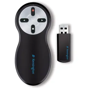 Kensington Wireless Presenter w/Red Laser, Black