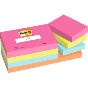 Post-it Poptimistic Cabin Pack 38x51 100sh (12)