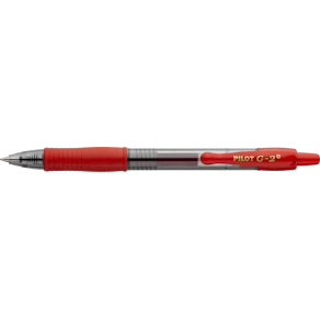 Gelpen G-2 Plus BeGreen m/klik 0,7 rød