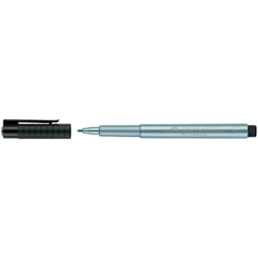 Tuschestift Faber-Castell Pitt Artist Pen metallic, blau (292)