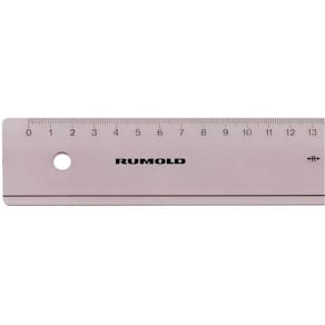 Kunststofflineal Rumold FL41/40, 40 cm, transparent