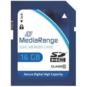 Speicherkarte MediaRange Memorycard SDHC