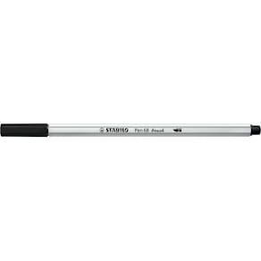 Pinselstift STABILO Pen 68 brush, schwarz