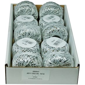Cordonettkordel GOLDINA, 2 mm x 10 m, silber