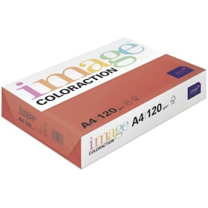 Kopipapir Image Coloraction Chile rød A4 120 g/m², FSC, 250 ark