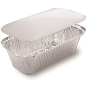 Aluminiumsform m/lokk rekt 1500ml (50)
