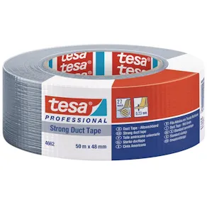 Vävtejp TESA 74662 Strong 48mmx50m silv.