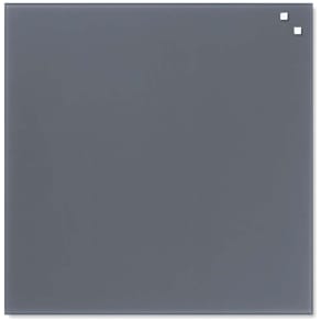 Glastavle Naga magnetisk grå 450x450 mm, 3 stk