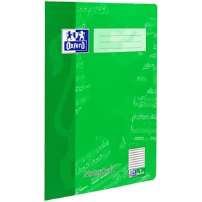 Notenheft Oxford, A4, 8 Blatt, 90 g/m², Lineatur 14