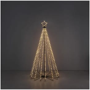 Julgran metall 1,8m LED utomhus