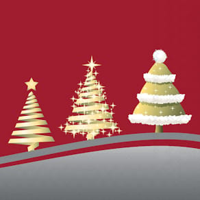 Motivserviette Ambiente, Weihnachtsmotiv, 33 x 33 cm