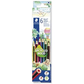 Farveblyanter STAEDTLER Noris, assorterede farver, 6 stk