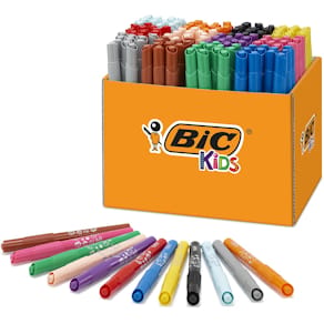 Viltstift Bic Kids Visacolor XL, classpack, doos van 144 stuks
