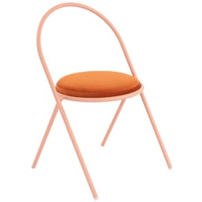 Stol PAPERFLOW Saturne rosa/rust (2)