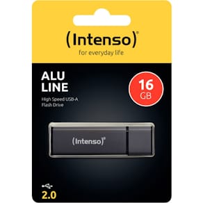 USB-Stick Intenso Alu Line, USB 2.0, 16 GB, anthrazit