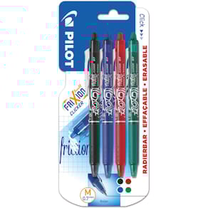 Rollerbalpen Pilot FriXion Ball Clicker, medium punt, 0,7 mm, 4-k
