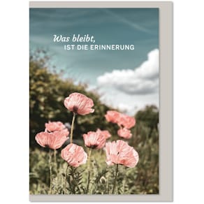 Trauerkarte KOMMA³