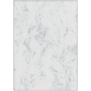 Designpapier Sigel Marmor, A4, grau, 200 g/m², 50 Blatt