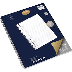 Collegeblok Multo, A4, gelijnd, 23-gaats