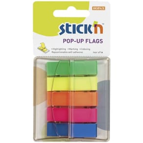 Indexfaner BNT Stick'n 45 x 12 mm, 5 farver, 200 stk