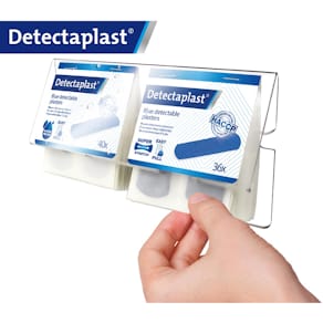 Pleisterdispenser Detectaplast Easy-Pull, incl. pleisters, blauw