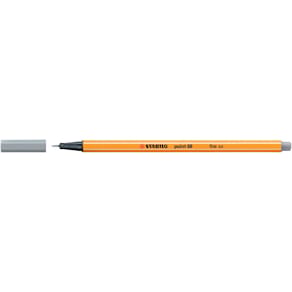 Fineliner STABILO point 88®, EF, 0,4 mm, mittelgrau