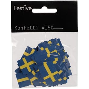 Konfetti FESTIVE Svenska flaggan 150/fp