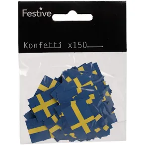Konfetti FESTIVE Svenska flaggan 150/fp