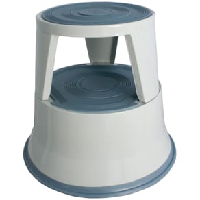 Stegpall 41 cm metall grå