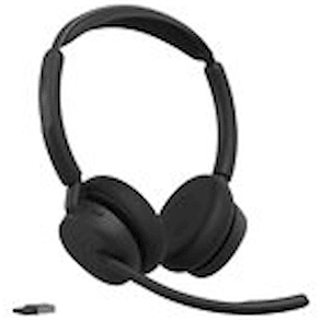 Jabra Evolve3 45 MS Stereo - Headset - på örat - Bluetooth