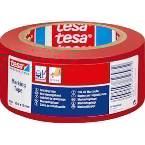 Markeringstejp Tesa 50x33 röd