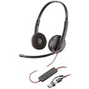 HP Poly Blackwire 3220 - Blackwire 3200 Series - headset - på